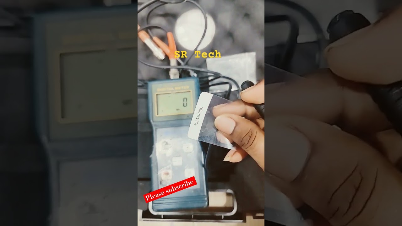 DFT guage. Digital Coating thickness meter. #dftgauge #coating #thickness #srtech