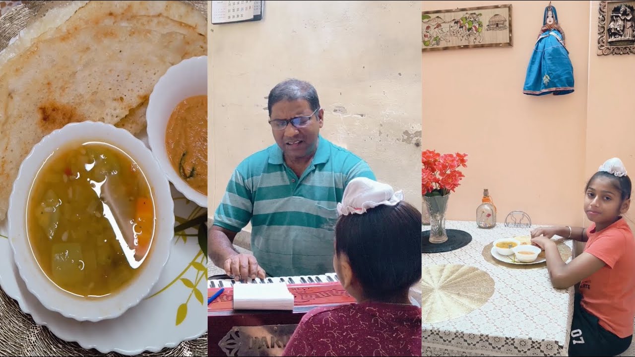 Veeru k music sir ka last class || lunch mein jhinga(tori) bata banai || shamko chale gaye market.