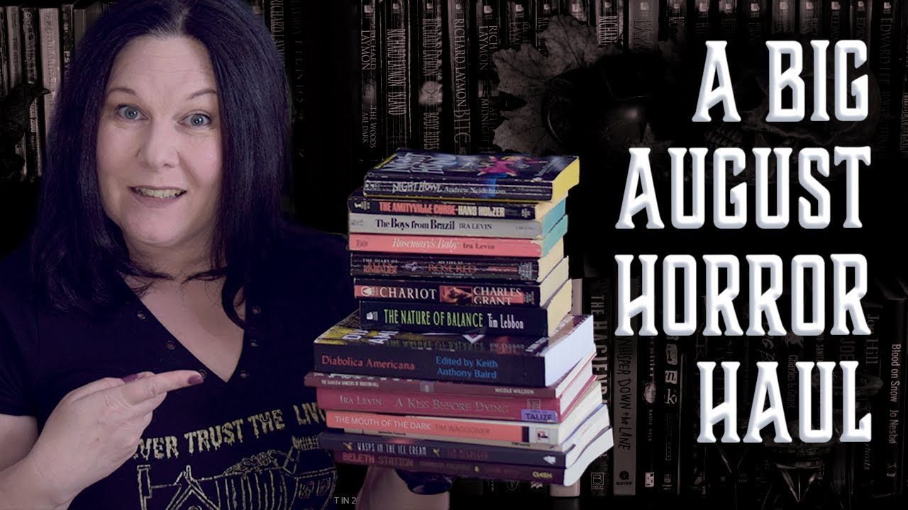 Big haul of extreme and classic horror books!