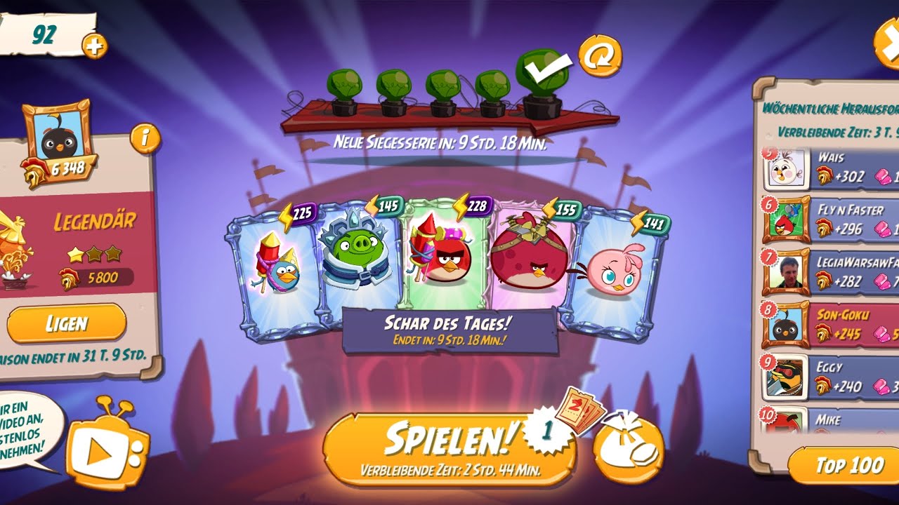 Angry Birds 2 Arena completed 15.01.2026