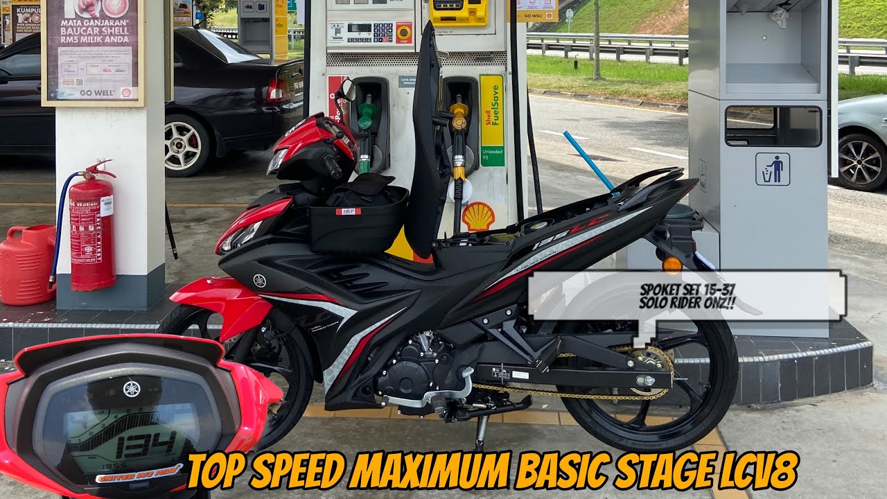 SPOKET 15-37 + BASIC STAGE LCV8, INI TOP SPEED DIA 🚀🚀 | Test sebelum tukar ecu TUNEBOSS 😎