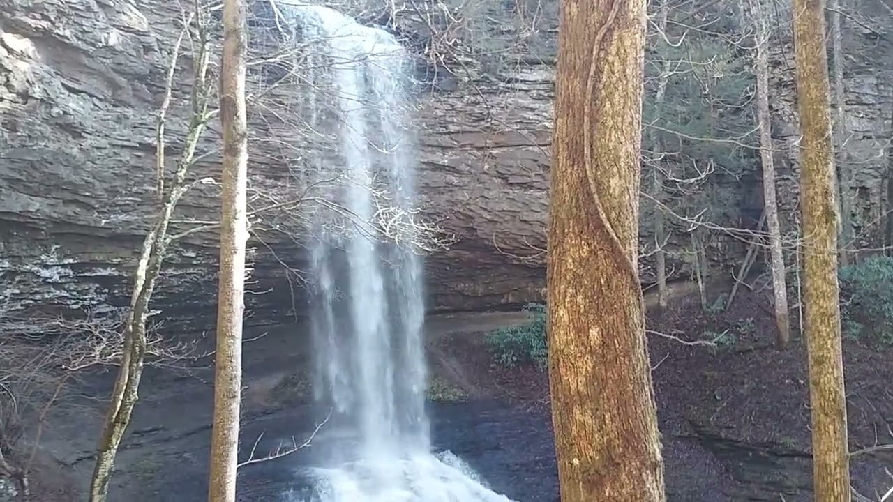 122723 Piney Falls Hike Upper Falls 3, Tennessee