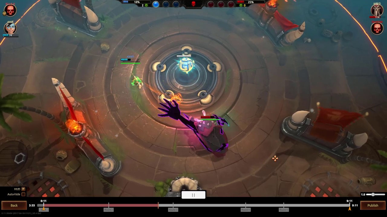 [Battlerite] Taya Diamond 6 vs Champion Ruh Kaan commentary [Volf]