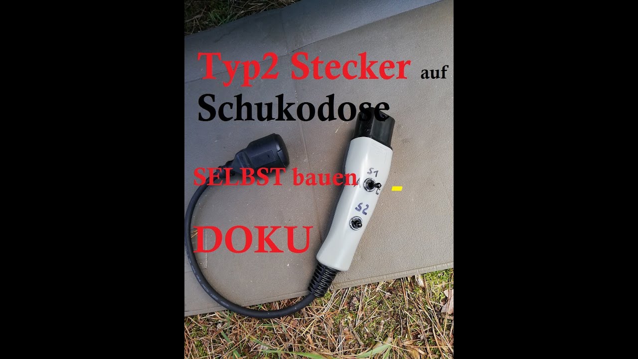 TYP 2 Stecker auf Schukodose SELBST bauen