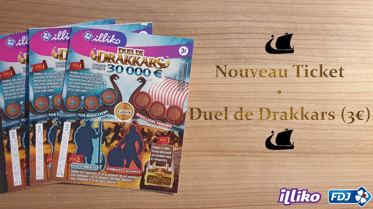 Grattage du ticket 