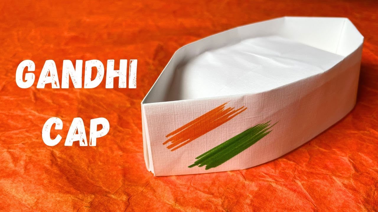 Origami Gandhi Cap Tutorial | Paper Nehru Cap | Independence Day Crafts | InnoVatioNizer  #gandhicap