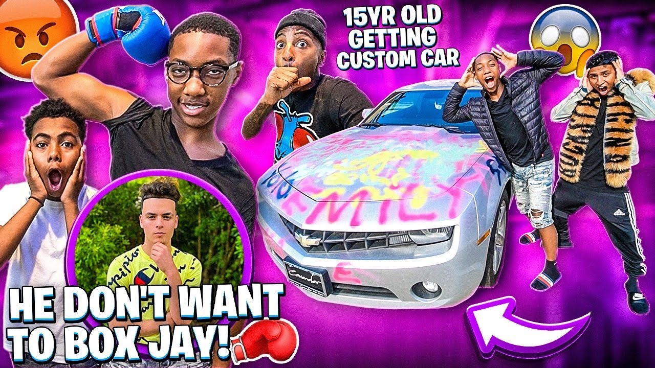 JAY CAR IS GETTING CUSTOMIZED & EMILY BOYFRIEND DON'T WANT TO BOX JAY!💔
