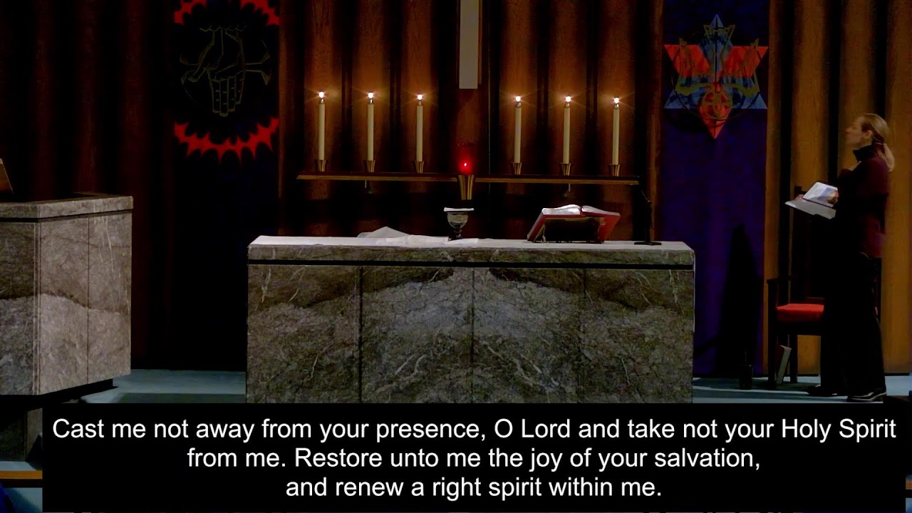 Ash Wednesday, February 18th Worship