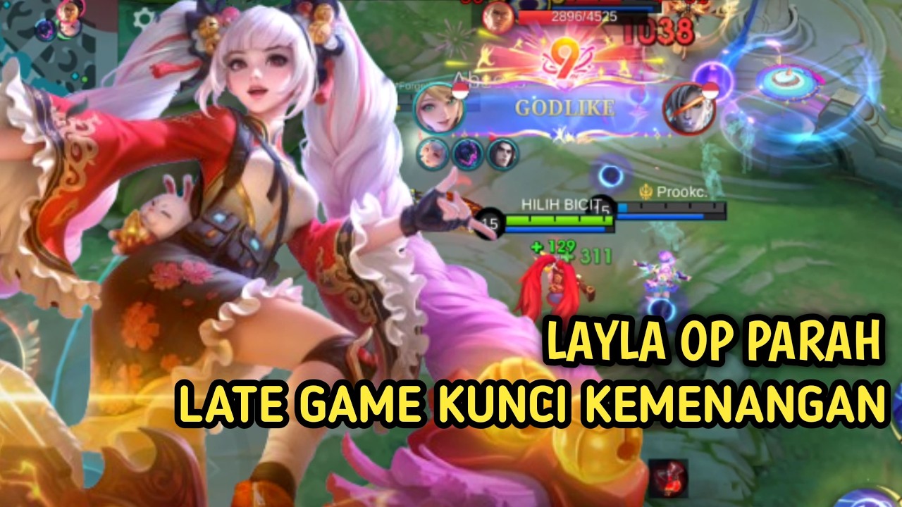 MATCH SERU LAYLA OP PARAH CUY SAMPAI LATE GAME MUSUHNYA KENA BANT4I | BUILD TOP 1 GLOBAL LAYLA