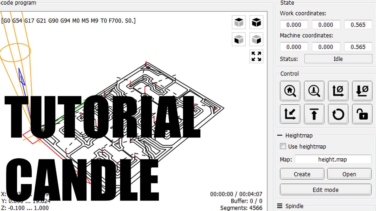 STARCAM CNC - Tutorial Candle