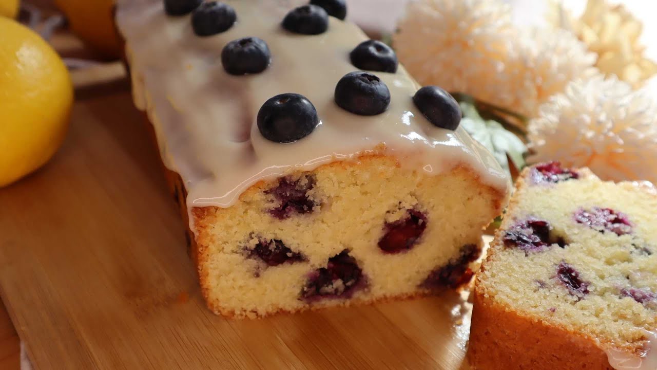 Cómo hacer un BUDÍN DE LIMÓN CON ARÁNDANOS, postre inglés fácil y económico!😉