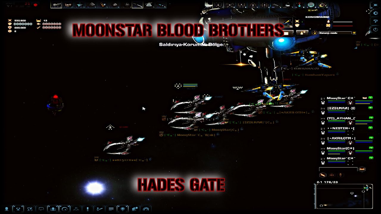 DarkOrbit - Hades Gate Moon&middot;ℂ★&middot;Star Blood Brothers