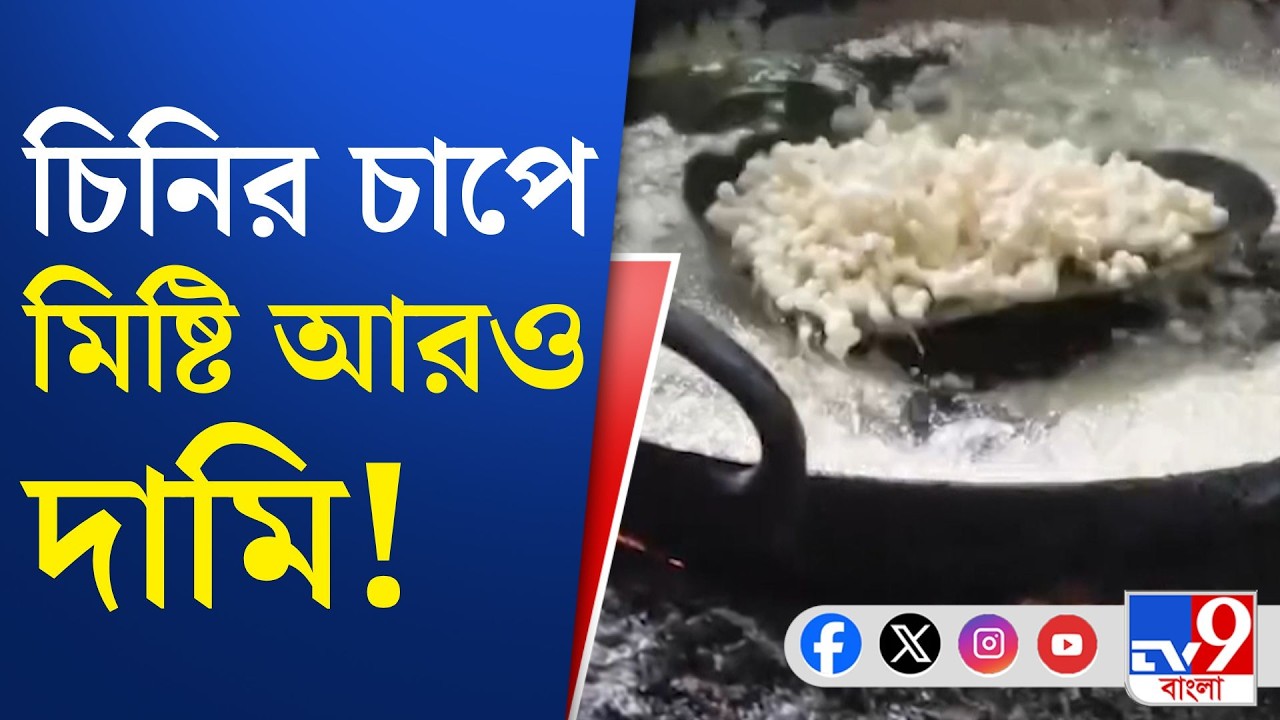 Sugar Price Hike, Sweet Price Skyrocket: চিনির চাপে দামি মিষ্টি! দাম বাড়লে কিনবে কে? | #TV9Cut