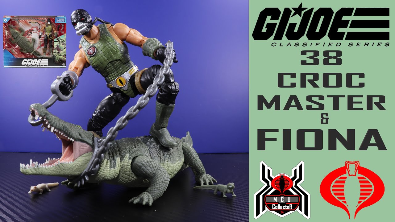 GI Joe Classified Series 38 CROC MASTER & FIONA Cobra Figure Review