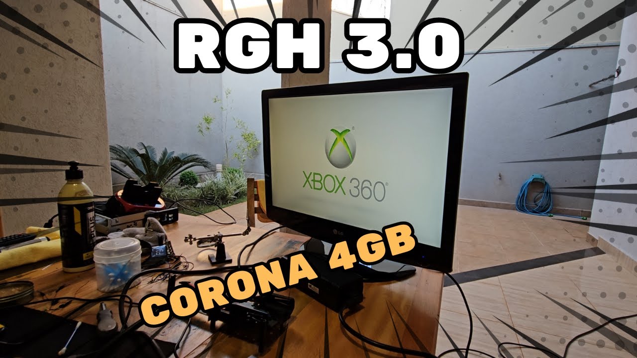 Como Fazer o Desbloqueio RGH em um Xbox 360 Corona 4GB!