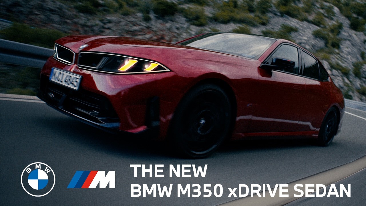 The new BMW M350 xDrive Sedan.