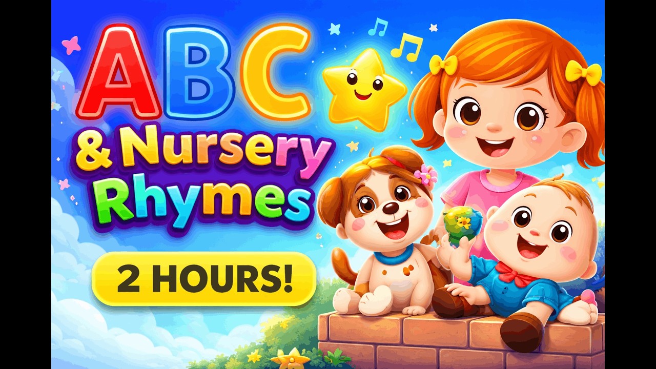 ABC Song + Nursery Rhymes for Kids LIVE | 2 Hour Learning Loop