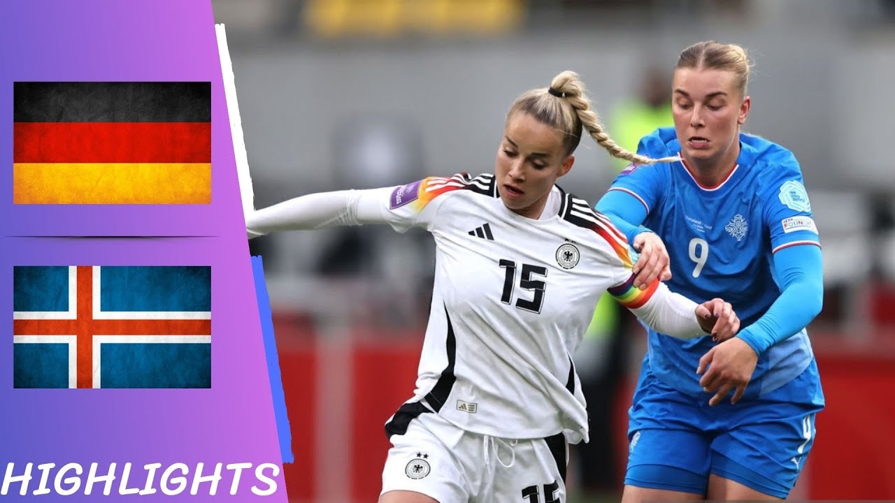 Germany vs Iceland | Women's European Qualifiers - Highlights All Goals 09/04/24