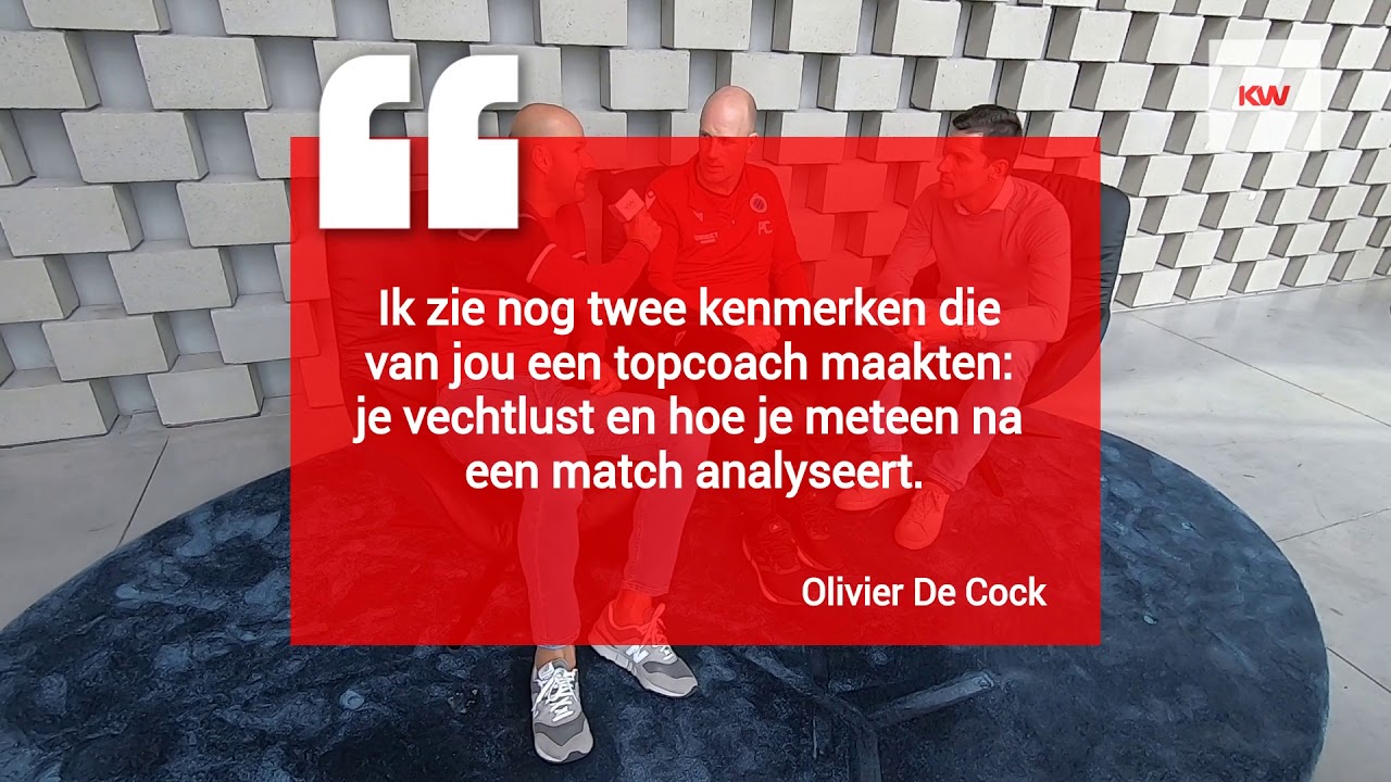 Olivier De Cock en Peter Van der Heyden interviewen Philippe Clement