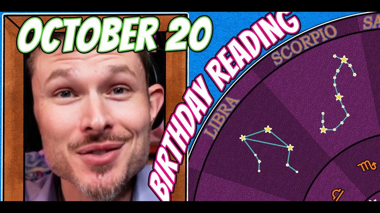 'Secret Language of Birthdays' October 20 Birthday Reading 🪩