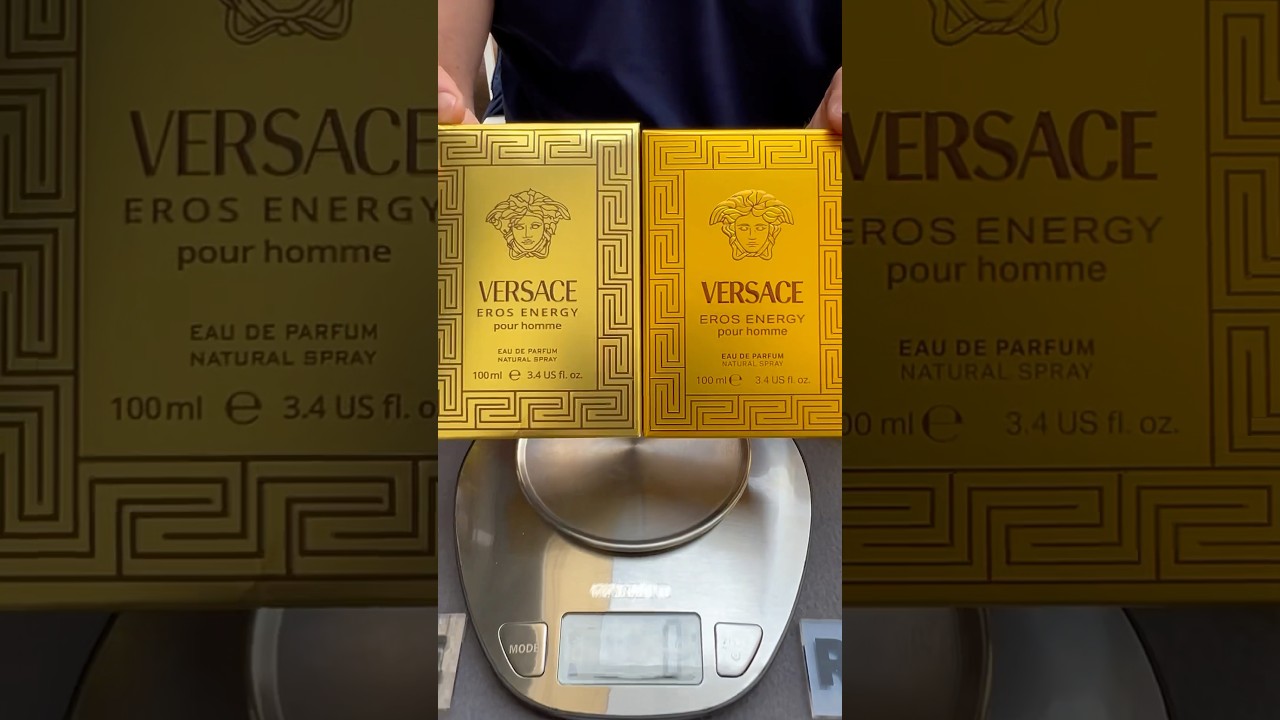 Fake vs Real Versace Eros Energy Perfume