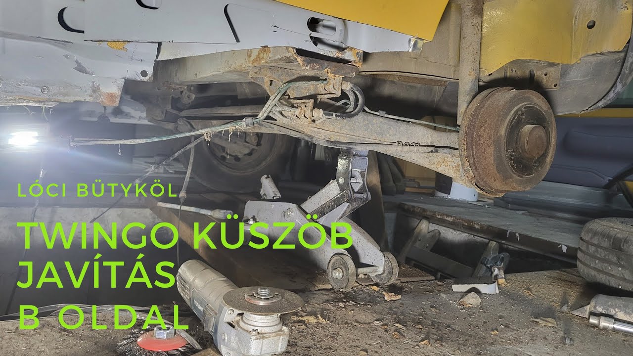 Twingo küszöb javítás B oldal