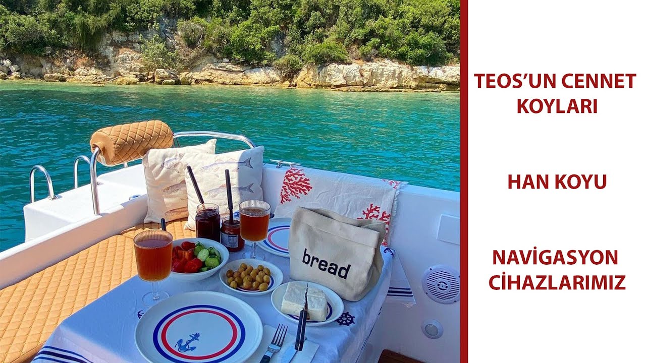 Teos'un Cennet Koyları I Han Koyu I Navigasyon Cihazlarımız I Marin Boat Samba Long 6.20