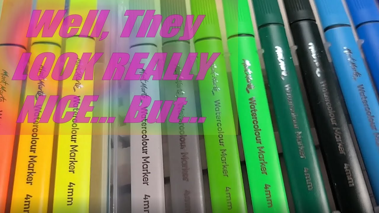 Mont Marte Watercolor Markers Review