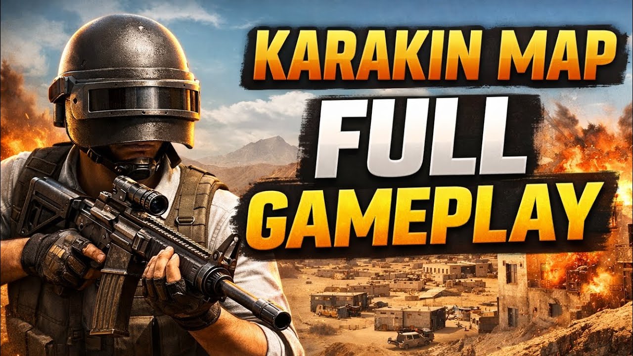 🔥 BGMI Karakin Map Full Gameplay | Intense Close Combat & Fast Matches 🔥