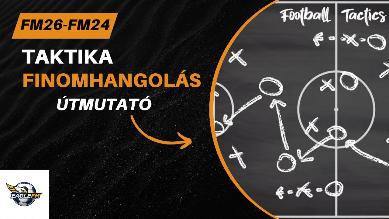 Hogyan lehet az FM26 taktik&aacute;kat finomhangolni? #eaglefm #fm26