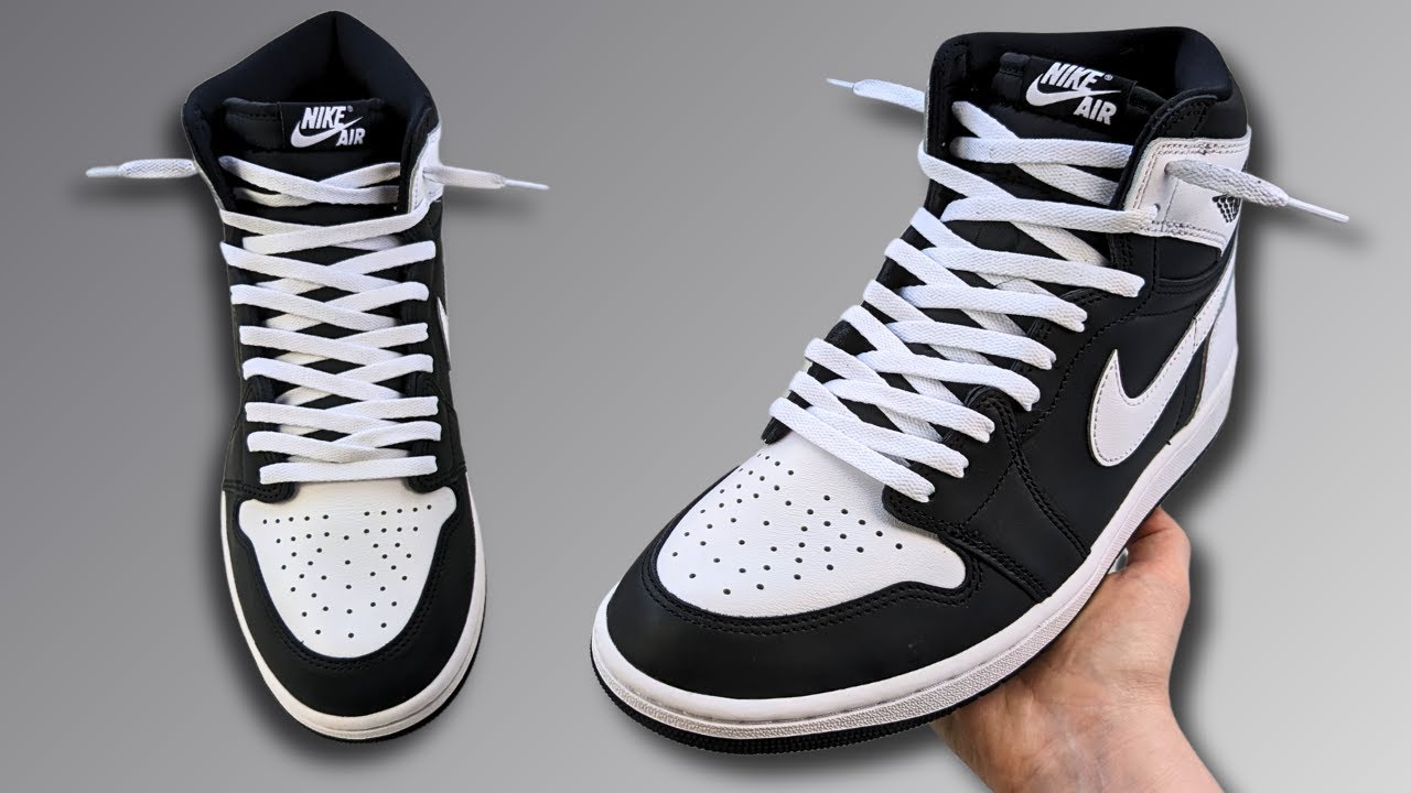 КАК СВОБОДНО ЗАШНУРОВАТЬ КРОССОВКИ NIKE AIR JORDAN 1 HIGH (ЛУЧШИЙ СПОСОБ!)