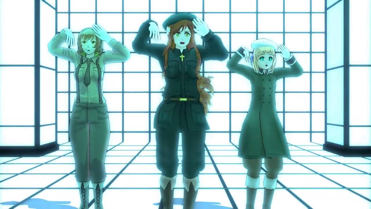 【APヘタリアMMD】ヘタ女子でGirls【修正ver】