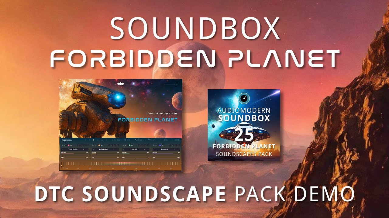 AudioModern SOUNDBOX - DTC Forbidden Planet | Soundscape Preset Pack