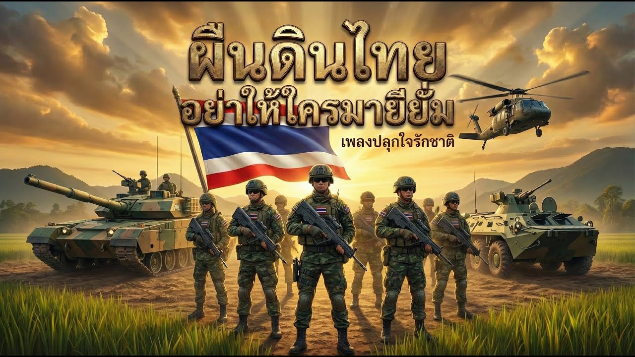 เพลง “ผืนดินไทยอย่าให้ใครมาย่ำยี” ถ่ายทอดความรักชาติ ความหวงแหนผืนดินไทย และความภาคภูมิใจ