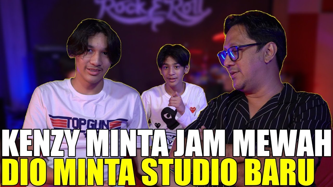 DIO CEMBURU KENZY DAPAT JAM MEWAH.. ANDRE BIKIN STUDIO BARU BUAT DIO