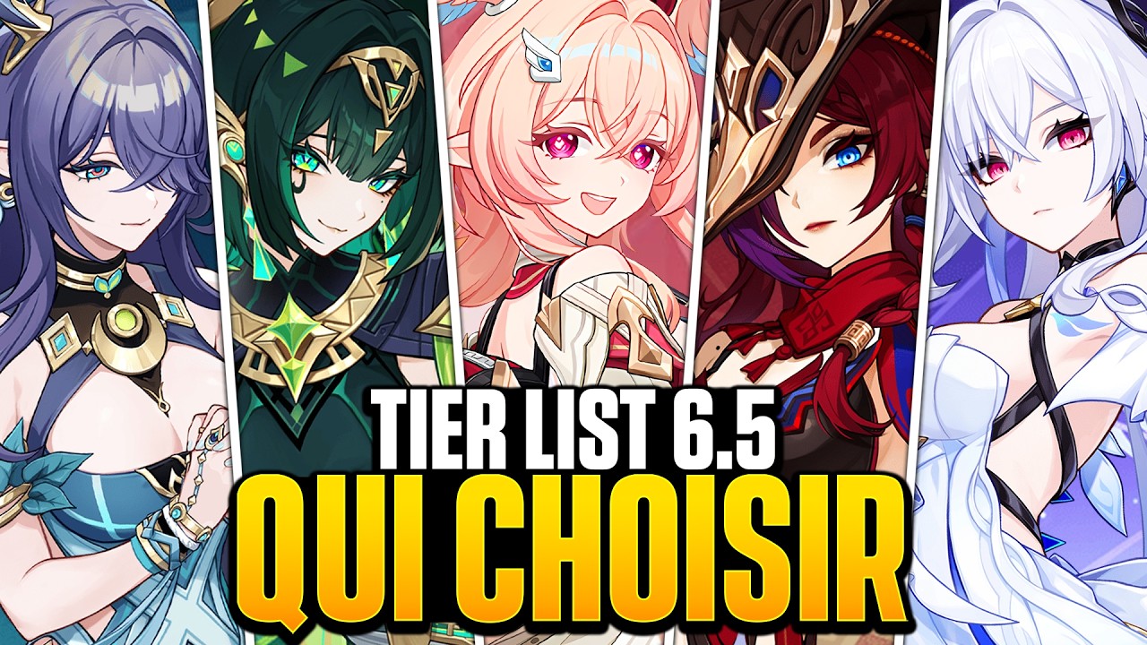 BIEN CHOISIR EN 6.5 ! Linnea, Nefer, Lauma, Chasca ou NICOLE - Tier List 5★ | Genshin Impact