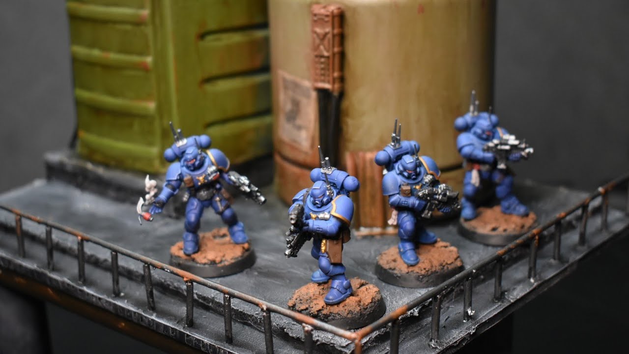 How to make junk into Industrial platforms, for 40k and Kill team!