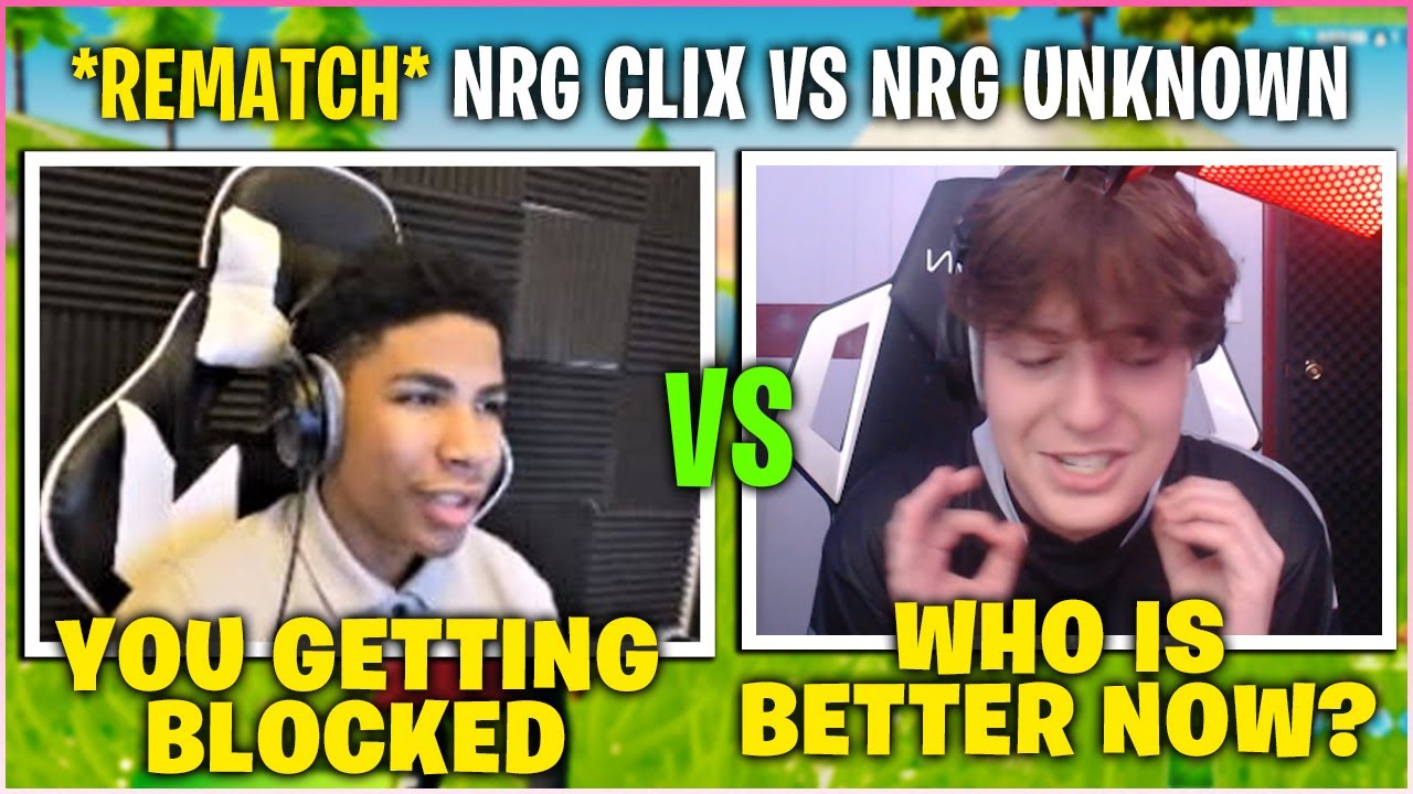 NRG CLIX VS NRG Unknown *REMATCH* In $5,000 4v4 Zone Wars Tournament! (Fortnite)