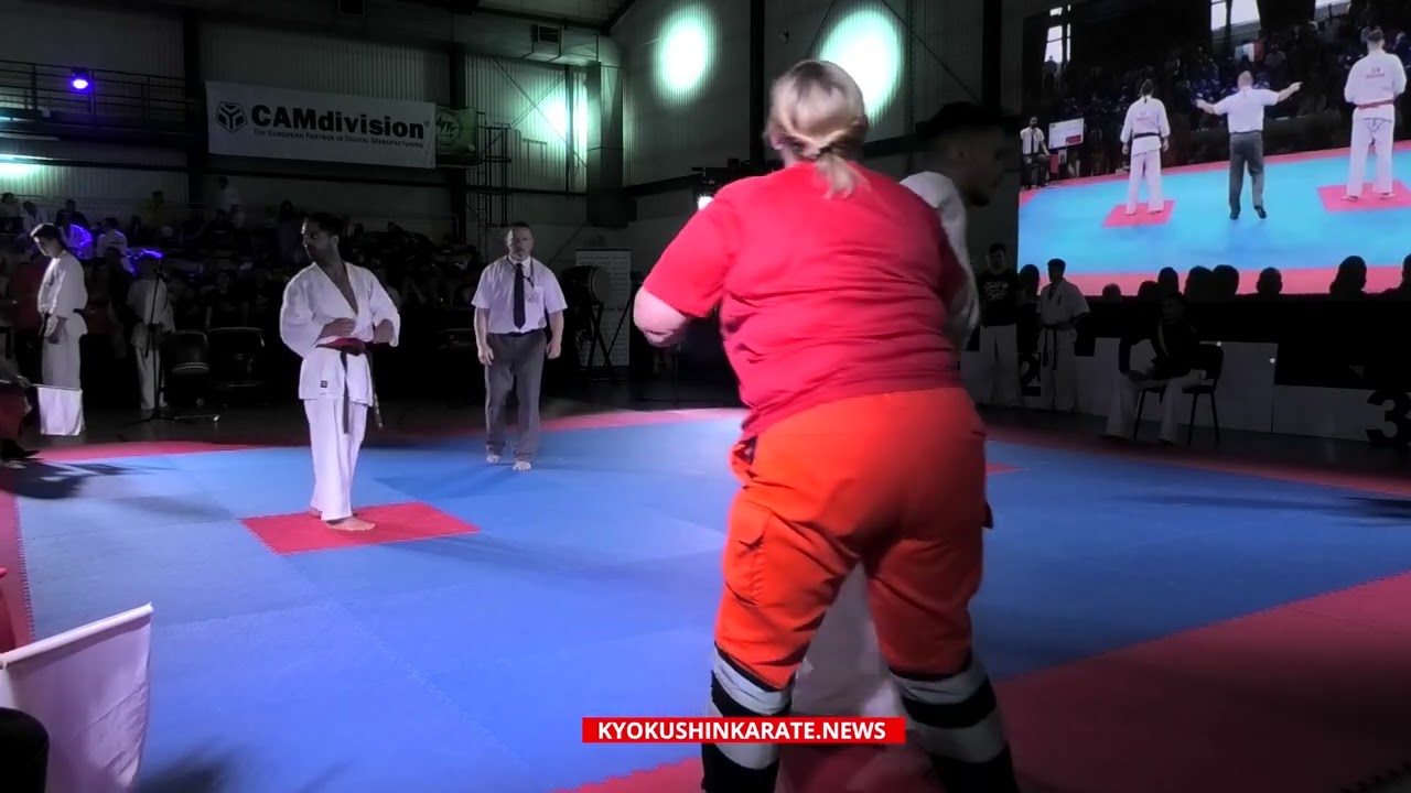 36th IKO EC, 1/4  -70 kg, İsmet Durmuş (Turkey) - Reza Robatipour (Germany, aka)