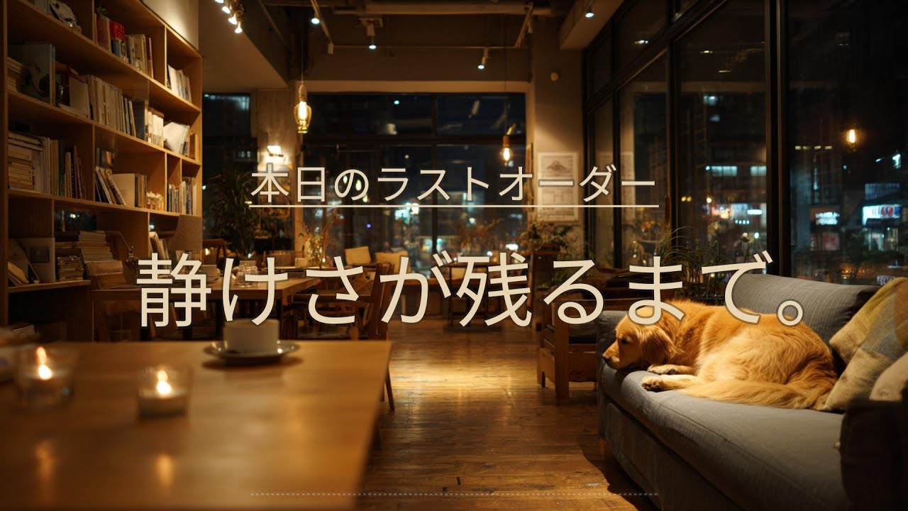 【冬カフェ癒しBGM】本日のラストオーダー、静けさが残るまで。