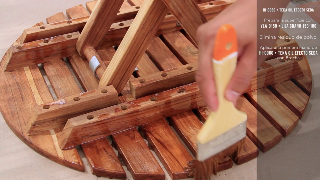 ¿Cómo proteger la madera de teka?