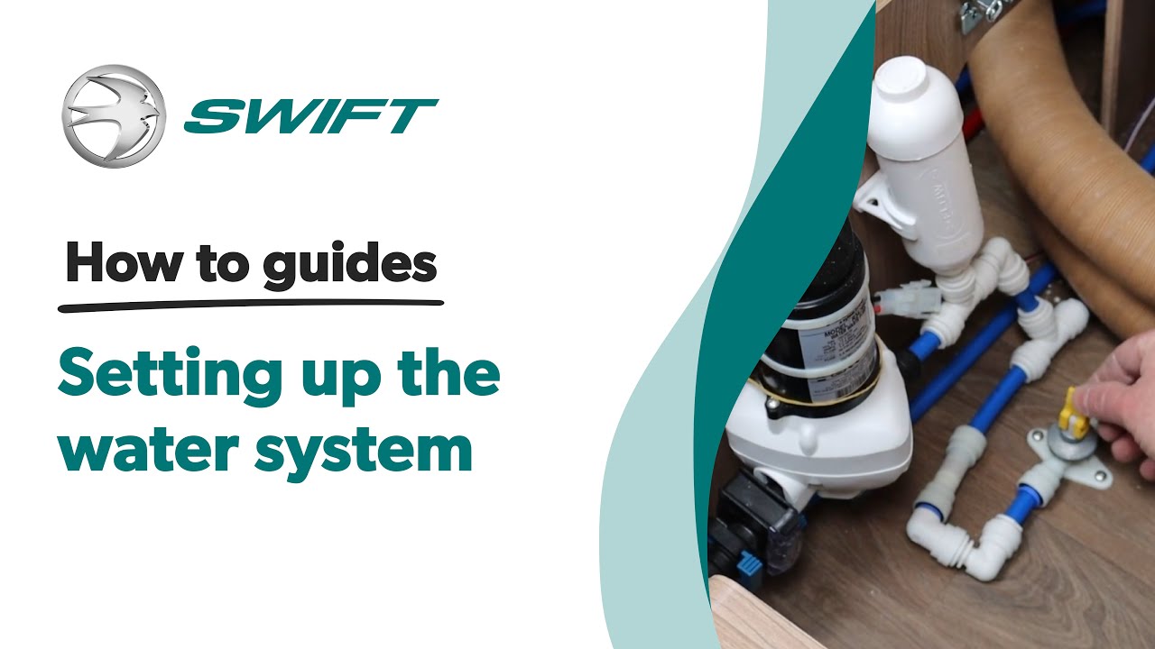 How to set up and use the water system in your Swift Caravan