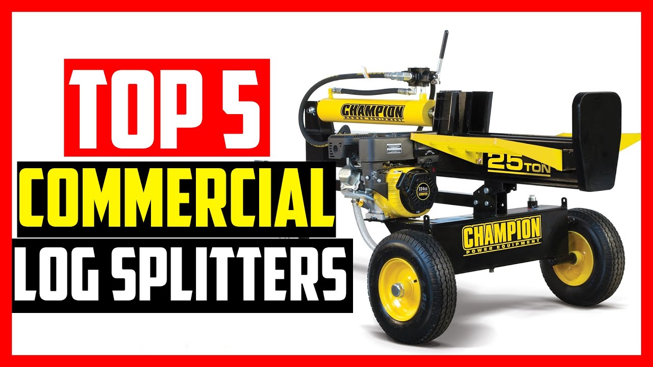 ✅Top 5 Best Commercial Log Splitters Review 2024