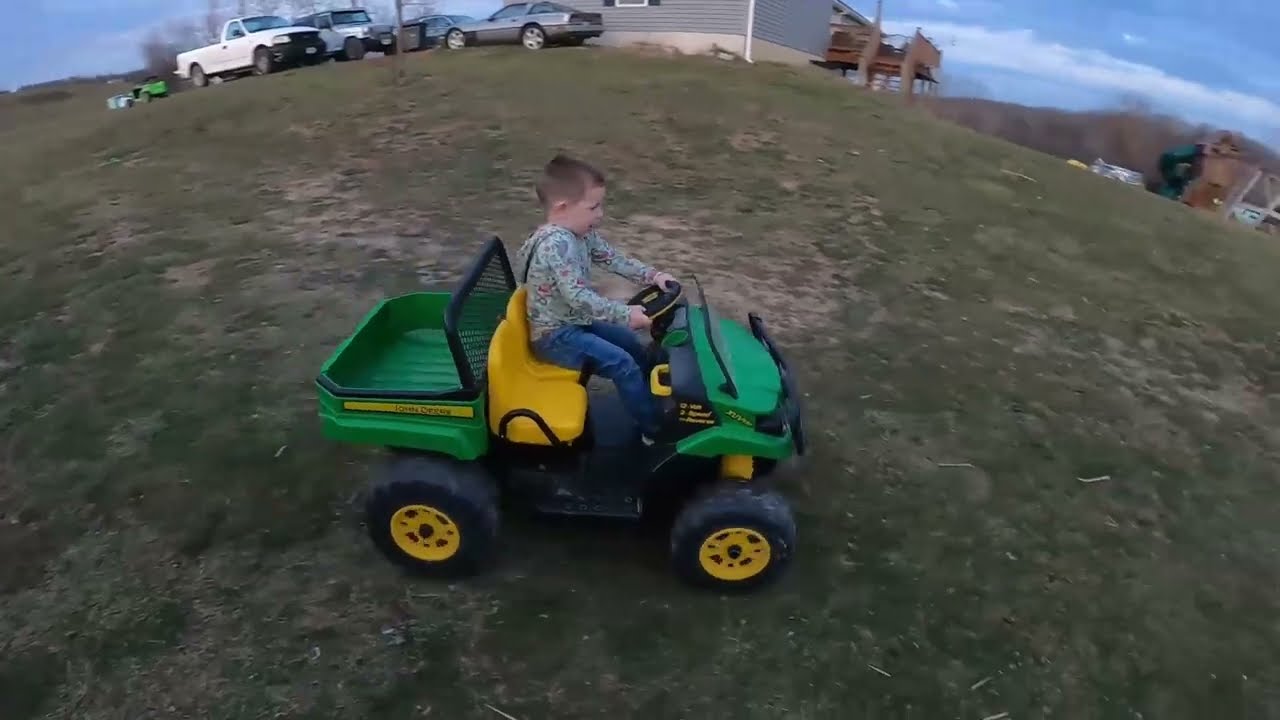 Upgrading a Peg Perego John Deere gator for more power and off road capabilities