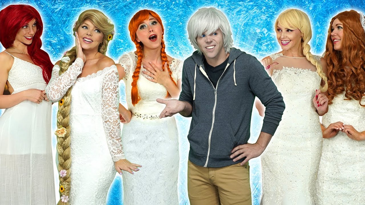 SHOULD JACK FROST MARRY ELSA, ANNA OR RAPUNZEL? (Or Ariel or Belle) Totally TV Parody