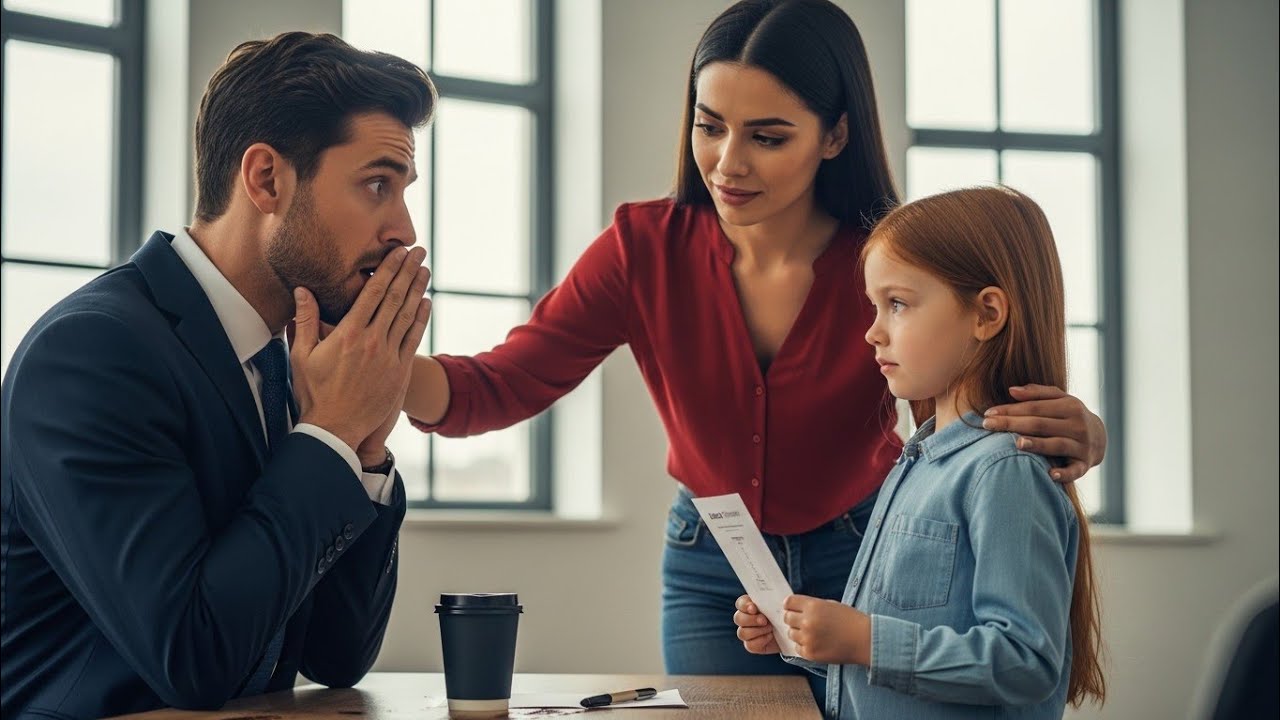 CEO Froze in Shock — “This Little Girl Has My Face,” A Single Dad’s Secret Finally Exploded