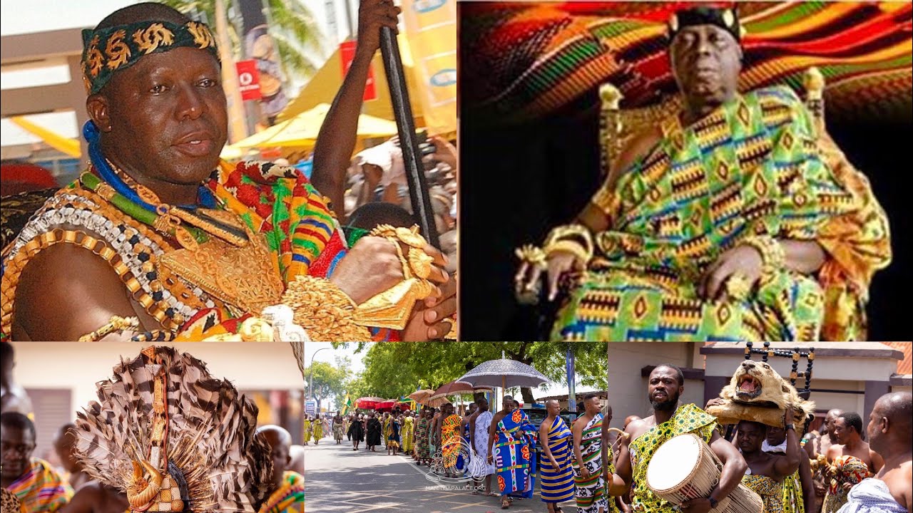 Otumfuo Historic Visits to Worawora in the Volta region for the Akwantutenten Festival. 28-10-2000
