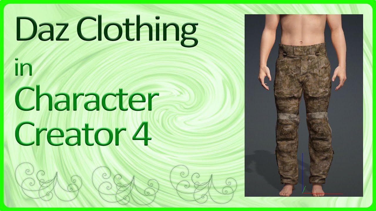 Daz Clothing in Character Creator 4