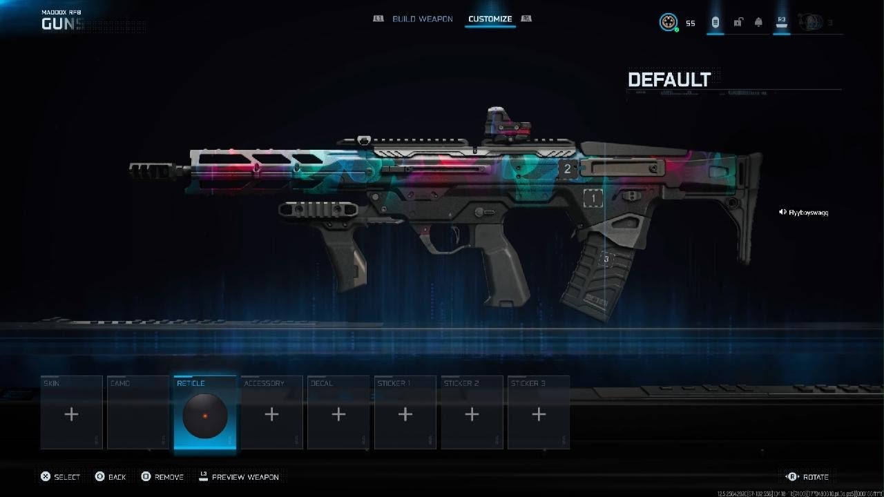 I was playing Call of Duty and showings u guys my Loadout.