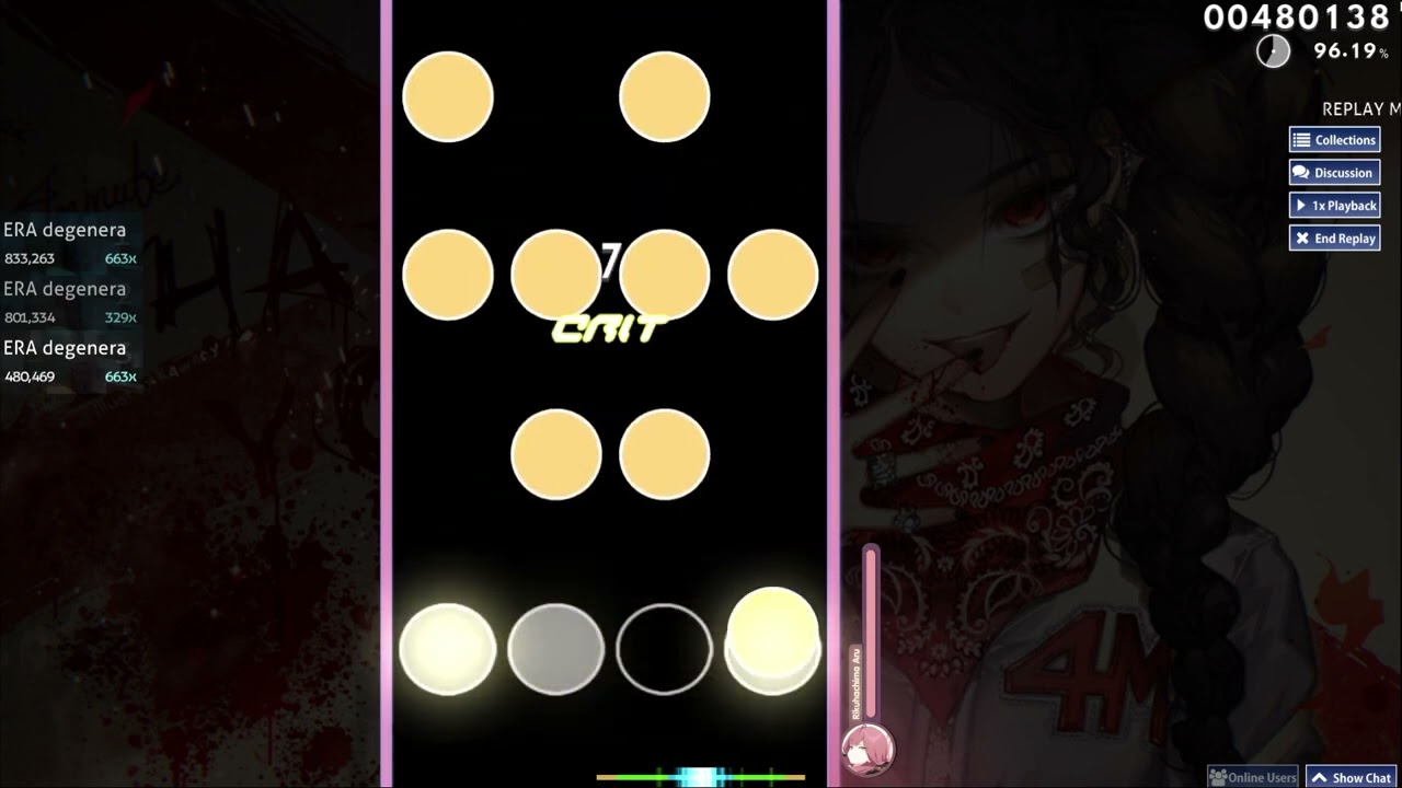 【osu!mania】Warrior 1.0 S RANK